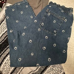 Urban outfitters smiley jeans